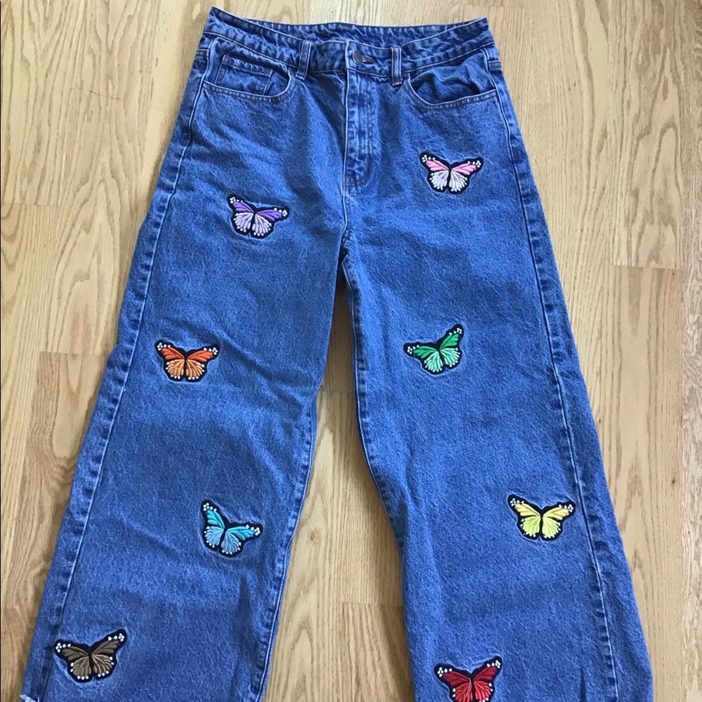 butterfly jeans